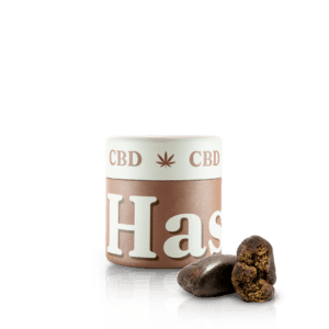 Hash Dry CBD con packaging